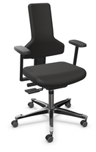 Lade das Bild in den Galerie-Viewer, Dauphin Industry TEC Arbeitsdrehstuhl ESD leitfähig, PU-Garnitur