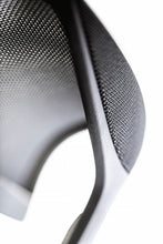 Lade das Bild in den Galerie-Viewer, Bürodrehstuhl MESH_UP Netzrücken schwarz, 4F Armlehnen, Kopfstütze