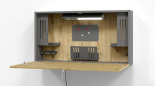 Lade das Bild in den Galerie-Viewer, Mini Office Wandschreibtisch klappbar