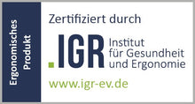 Lade das Bild in den Galerie-Viewer, LÖFFLER+ Med Bürodrehstuhl mit Kyphosenlehne, Armlehnen