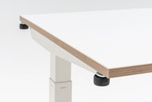 Lade das Bild in den Galerie-Viewer, MiniFlex Compact Drive Arbeitstisch mit motorischer Höhenverstellung weiß, klappbar
