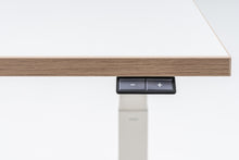 Lade das Bild in den Galerie-Viewer, MiniFlex Compact Drive Arbeitstisch mit motorischer Höhenverstellung weiß, klappbar