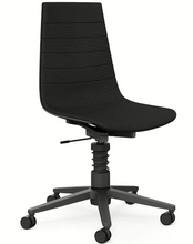 Lade das Bild in den Galerie-Viewer, Aeris Linu Task Drehstuhl 3D-Federbein Sitzschalenfarbe schwarz
