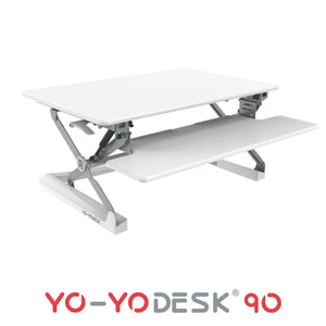 Yo-Yo DESK 90 – Sitz-Steh Schreibtischaufsatz