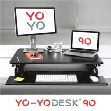 Lade das Bild in den Galerie-Viewer, Yo-Yo DESK 90 – Sitz-Steh Schreibtischaufsatz
